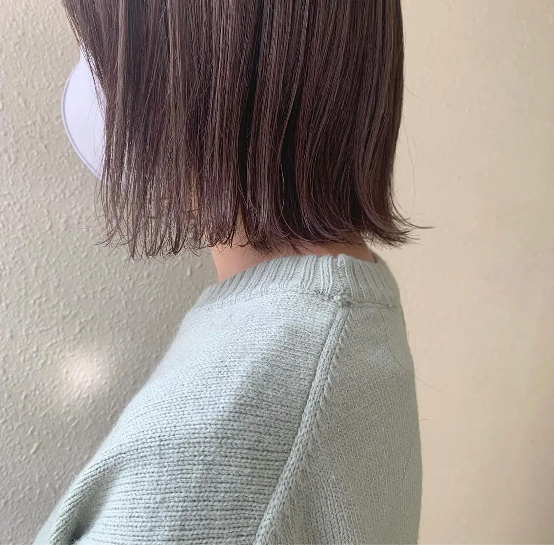 ミディアム 切りっぱなしボブ ボブ 外ハネヘア kiyono ⭐︎ダブルカラーのヘアスタイル