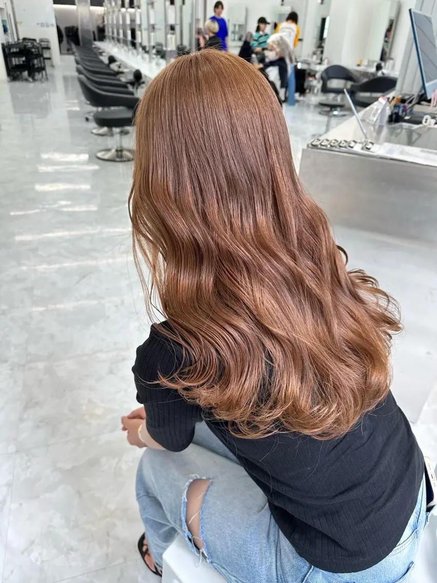 ロング カラー レイヤーダブルカラー KYONのヘアスタイル