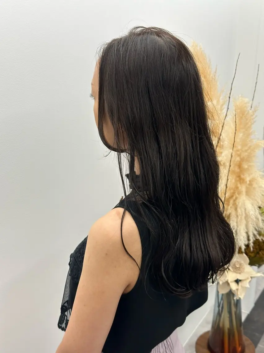 ロング カット 縮毛矯正 トリートメント 縮毛矯正/髪質改善 コヤマのヘアスタイル