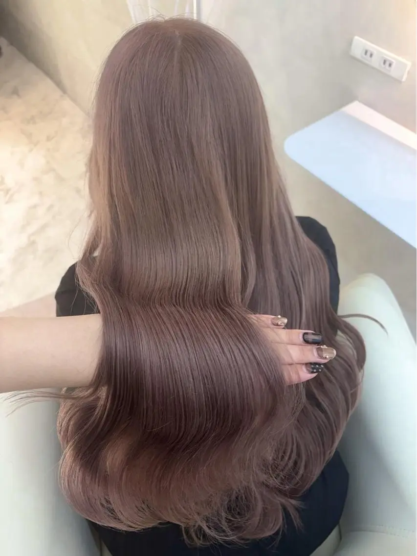 ロング カラー ヘアカラー トリートメント 💎ななか💎/大宮 艶カラー🪄のヘアスタイル