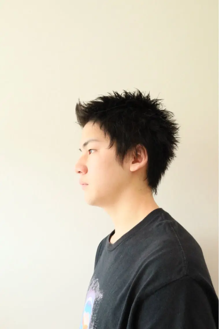 ショート メンズ 骨格補正カット✂︎ 🌟菅野陽介🌟のヘアスタイル