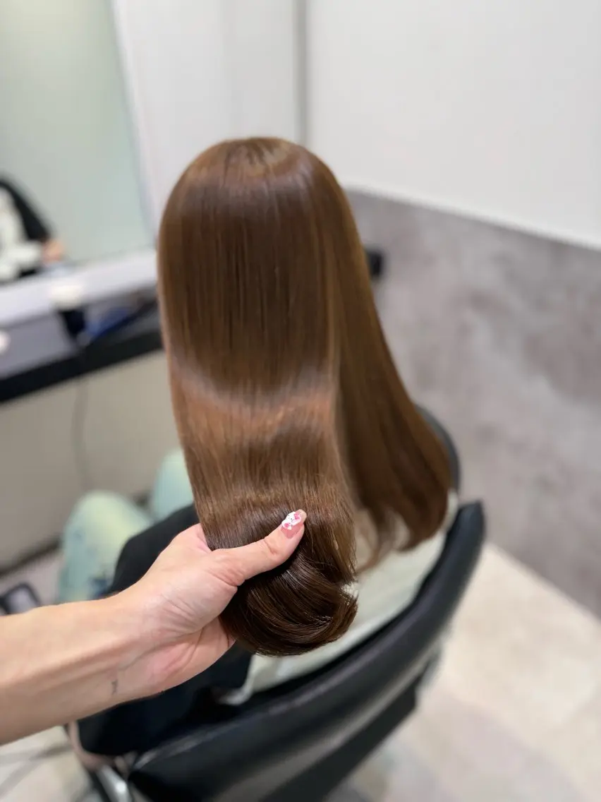 セミロング カラー ヘアアレンジ ヘアカラー トリートメント ヘッドスパ ヘアセット 完全💗マンツーマン marinのヘアスタイル