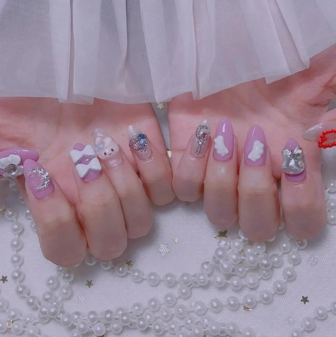 ネイル 🎀まゆ 🪽🐾のネイルデザイン