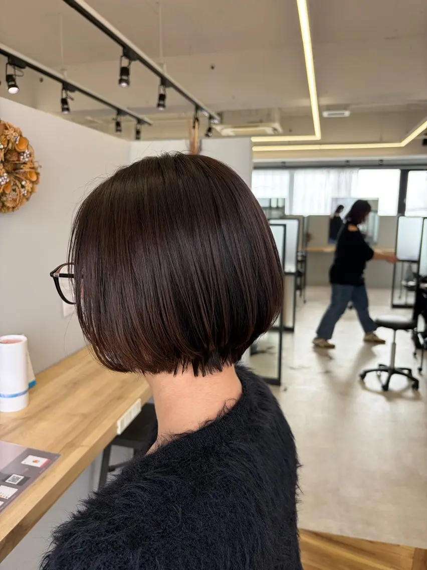 ショート ショートヘア 愛　莉/大阪美容室 /ケア・艶カラーのヘアスタイル