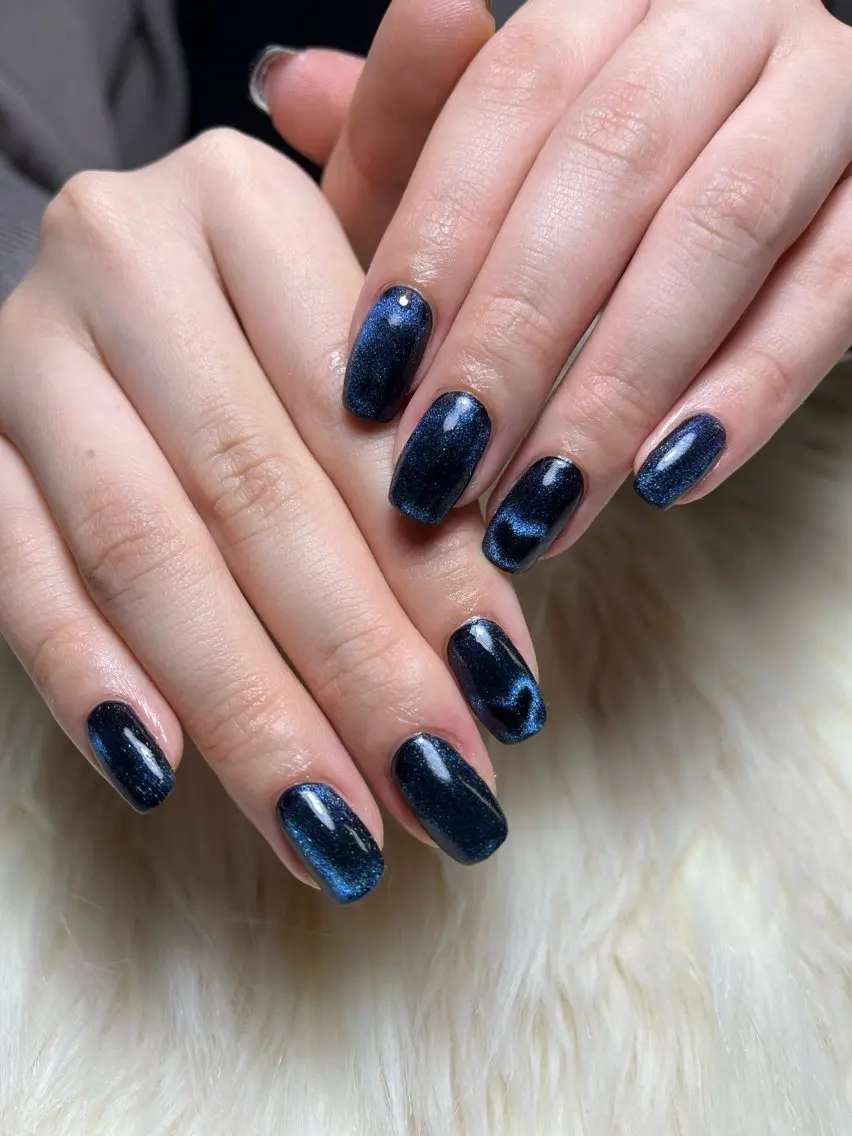 ネイル ハート マグネットネイル ハンドネイル shark_nail Aのネイルデザイン