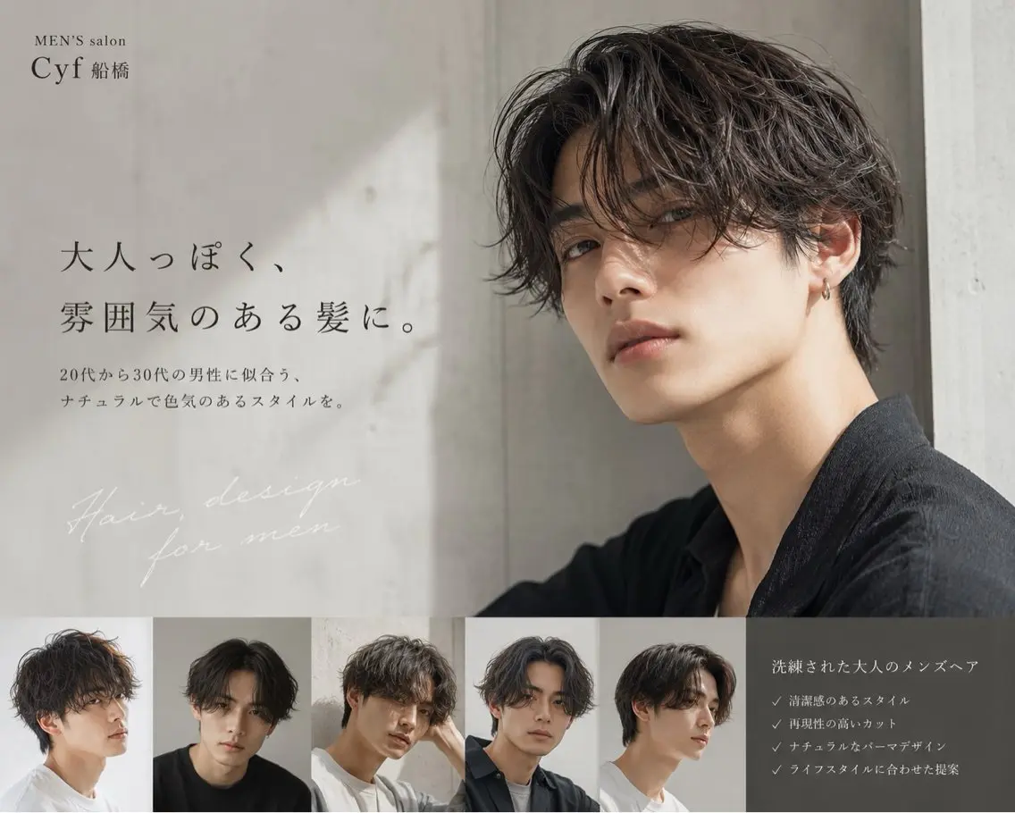 【🔰パーマデビュー🔰】メンズカット➕各種メンズパーマ【詳細必読】の写真