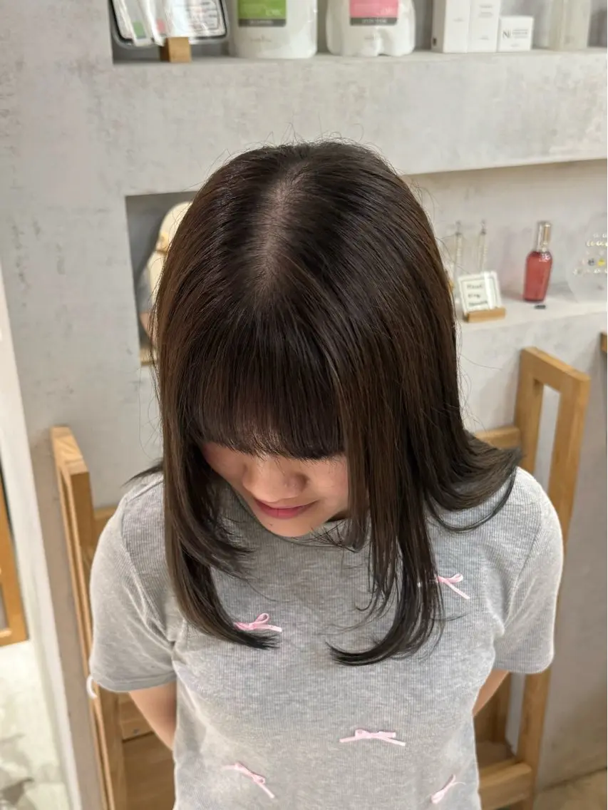 🎀ブリーチなしWカラー + バイカルテトリートメント 🎀の写真