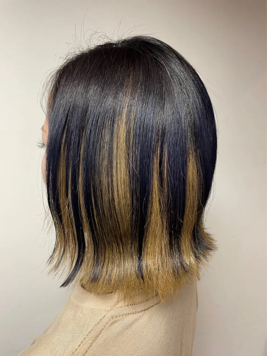 セミロング カラー chill out 南塚口本店のヘアスタイル