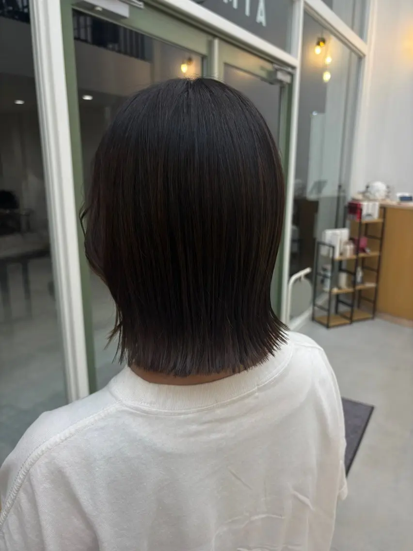 ミディアム 伊藤 ゆいなのヘアスタイル