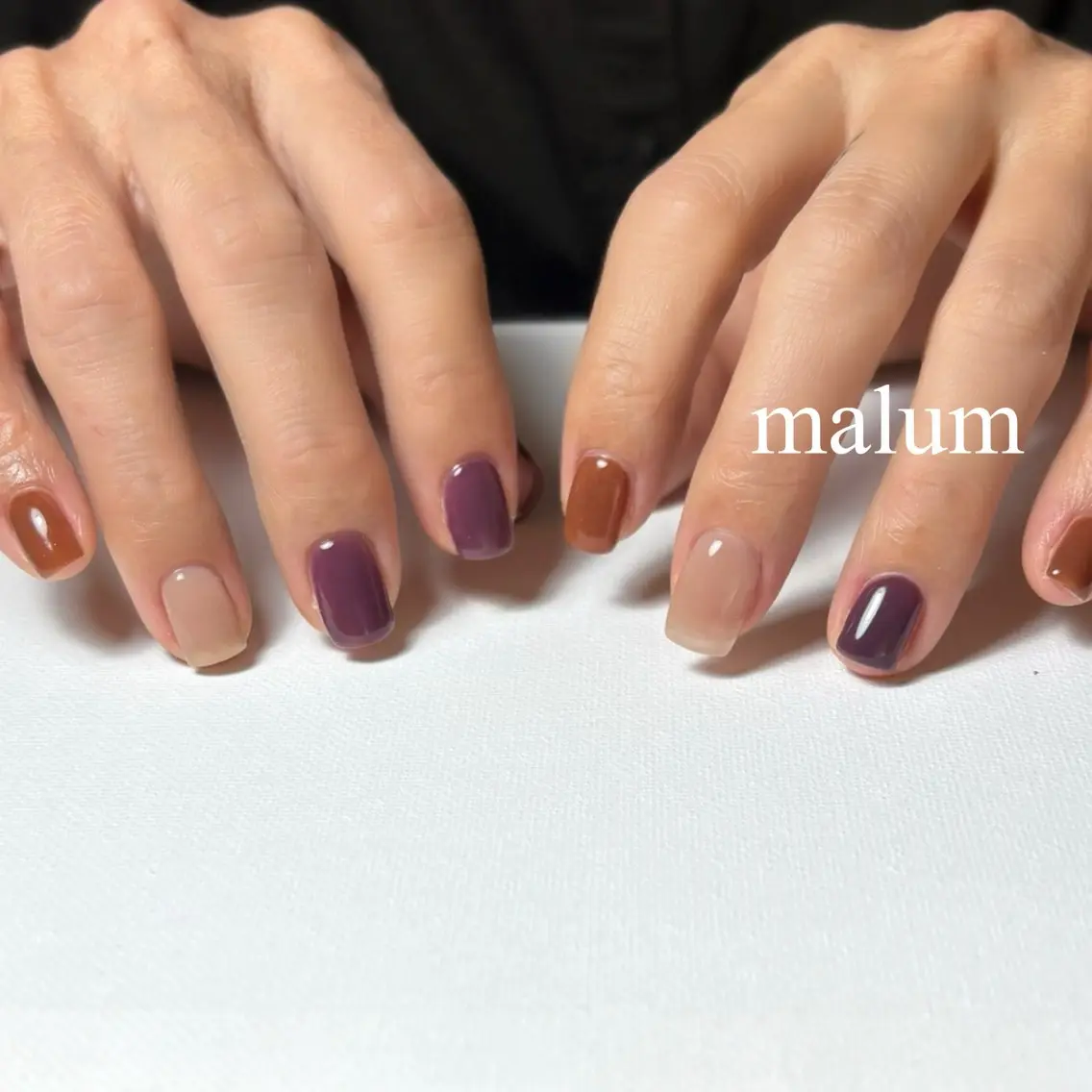 ネイル ハンドネイル malum nailのネイルデザイン