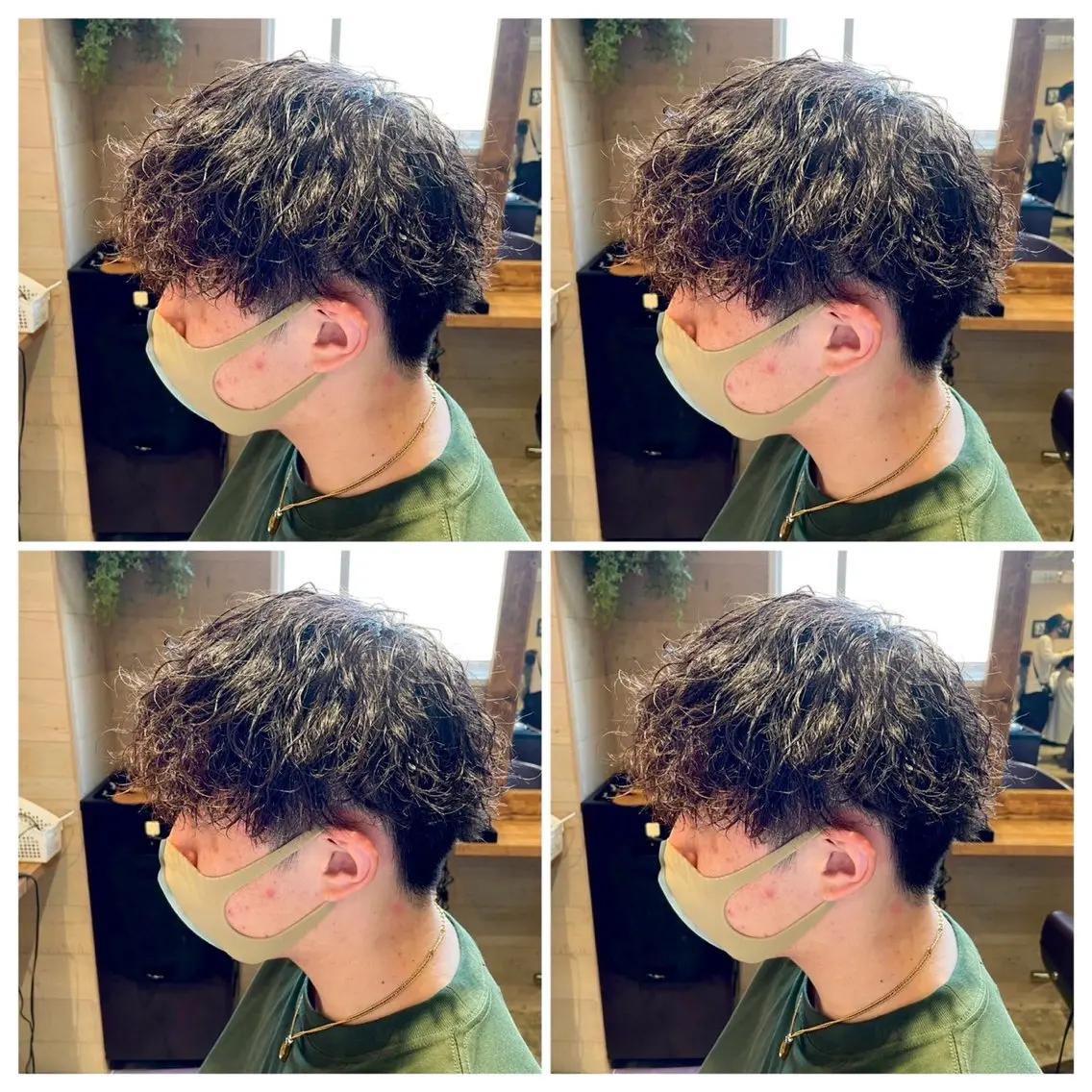 パーマ メンズ カット パーマ トリートメント ヘアセット メンズパーマ特化 店長望月謙二郎のヘアスタイル