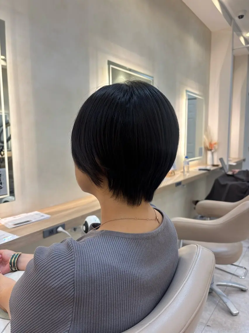 ショート 目黒・不動前 カットモデル/モモカのヘアスタイル