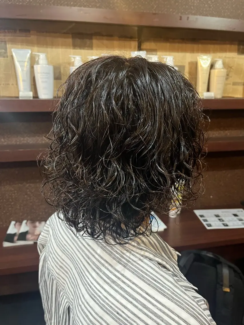 ミディアム パーマ カット パーマ 本八幡💫モデル募集 kanatoのヘアスタイル