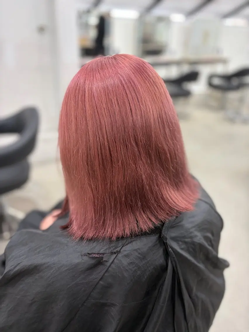カラー ピンクカラー 髪質改善 ヘアカラー トリートメント girly❤︎暖色ヘ ア➰🎀HINANOのヘアスタイル