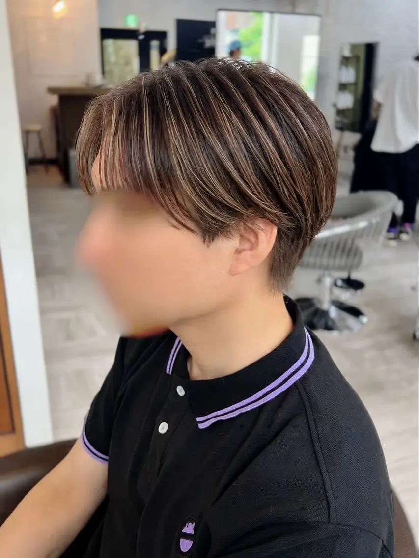 カラー メンズ ❤️Mimi/non ワンカラー❤️のヘアスタイル
