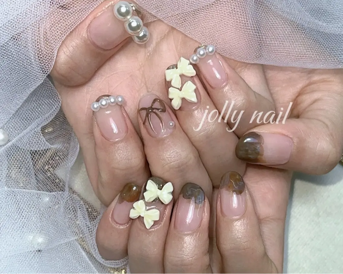 ネイル ハンドネイル ハンドケア Meri💅ジェル& チップ長さだし専門のネイルデザイン