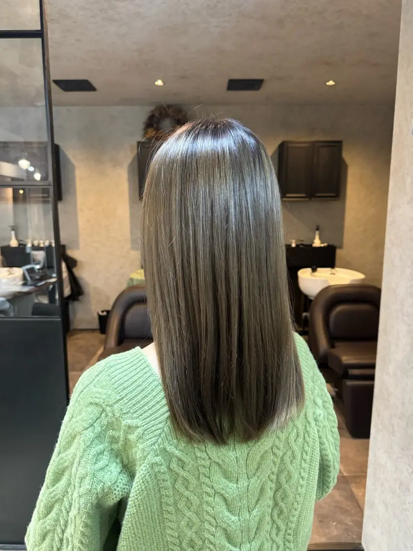 カラー グレージュ 似合わせカット🍀 TAKAHASHIのヘアスタイル