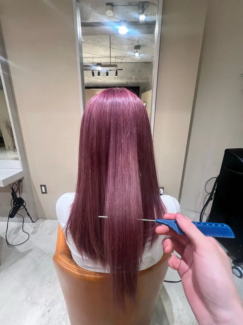 カラー ブリーチ 加藤 祐斗のヘアスタイル