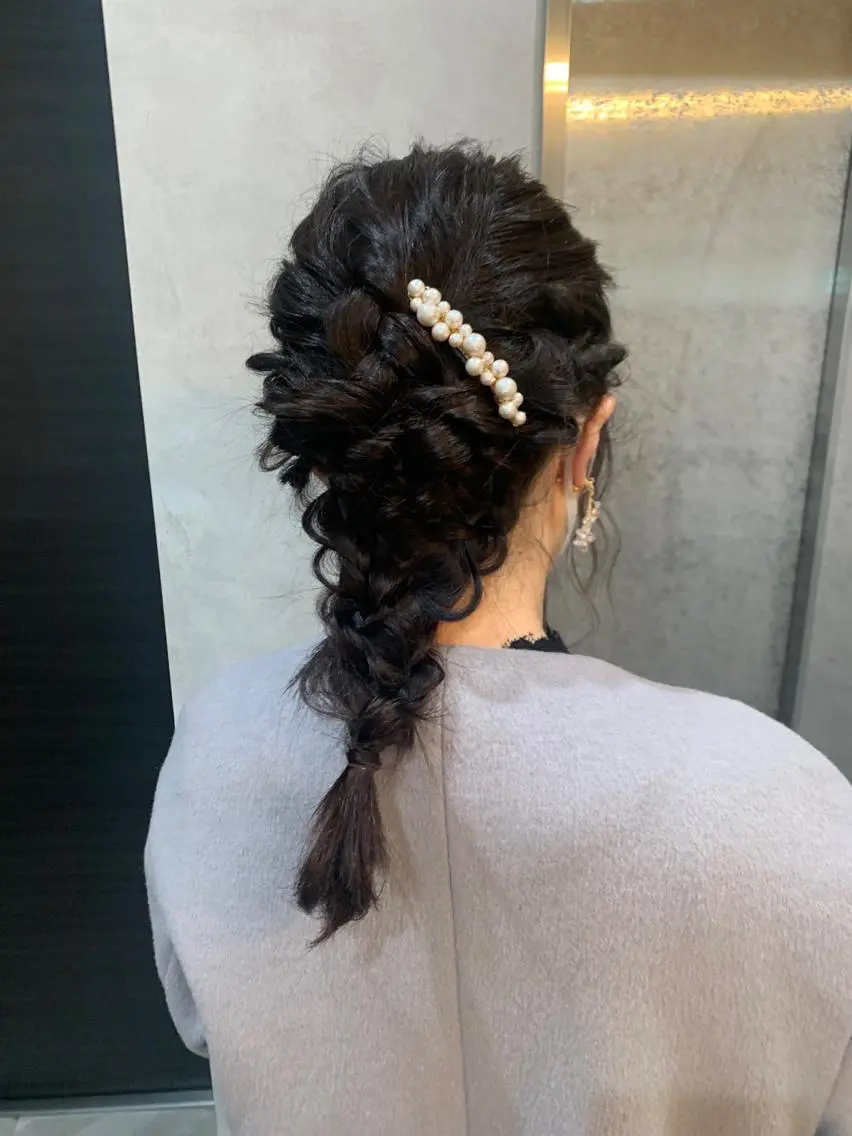 ヘアアレンジの写真