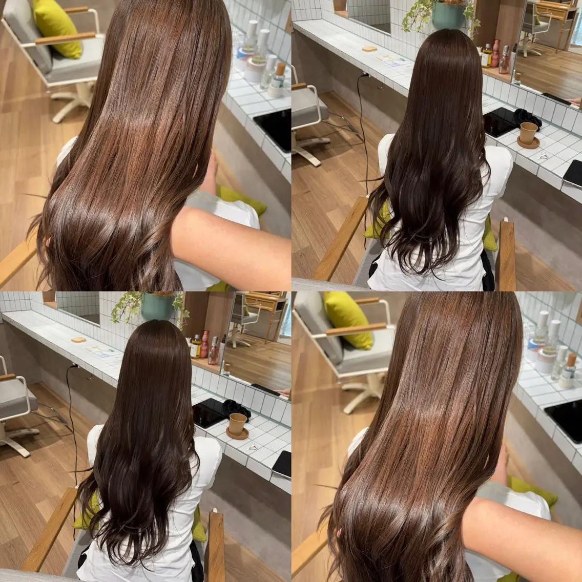 ロング カラー ベージュカラー ダブルカラー ハイトーンカラー ハイトーンベージュ ヘアカラー トリートメント RINNO🌷透明感 カラー/髪質改善のヘアスタイル