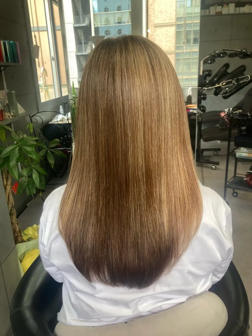 ロング トリートメント 髪質改善☺︎縮毛矯正 ふじい まりんのヘアスタイル