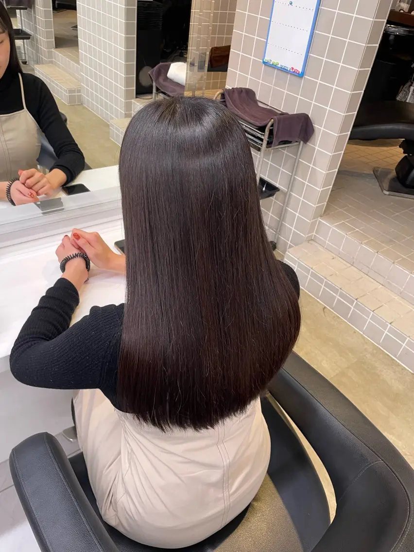 ロング カラー ヘアアレンジ 💗横浜美容室 💗HARUNAのヘアスタイル