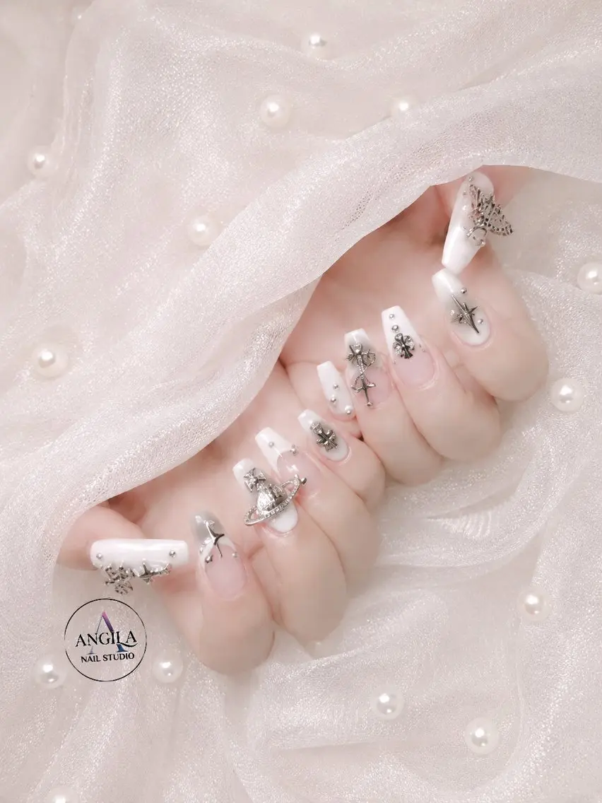 ネイル ANGILA ネイル¨̮S*Y*Kのネイルデザイン