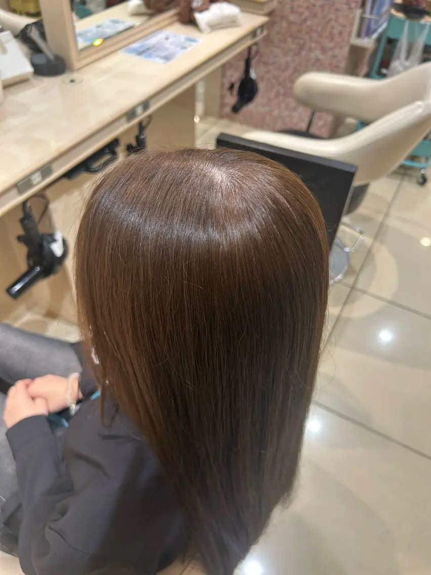 ロング カラー ヘアカラー トリートメント ヘッドスパ Kasumi 🎀のヘアスタイル