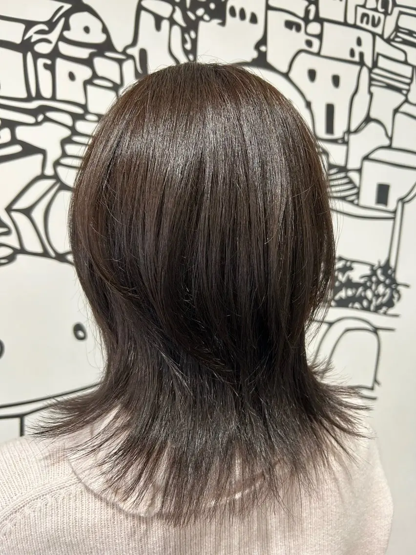 セミロング 高木 瑶子のヘアスタイル