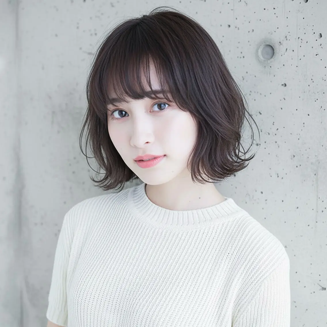 ショート カット ヘアカラー パーマ ショート〜ミディアム 喜多司のヘアスタイル