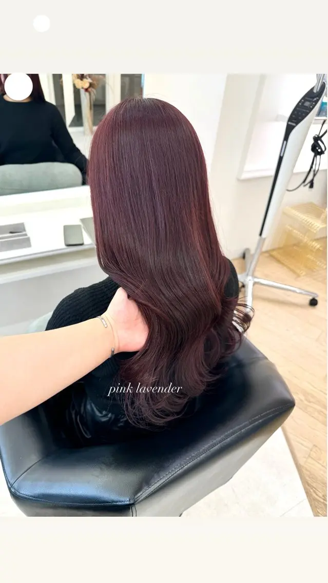 ロング ParveMix 宮﨑 梨里のヘアスタイル
