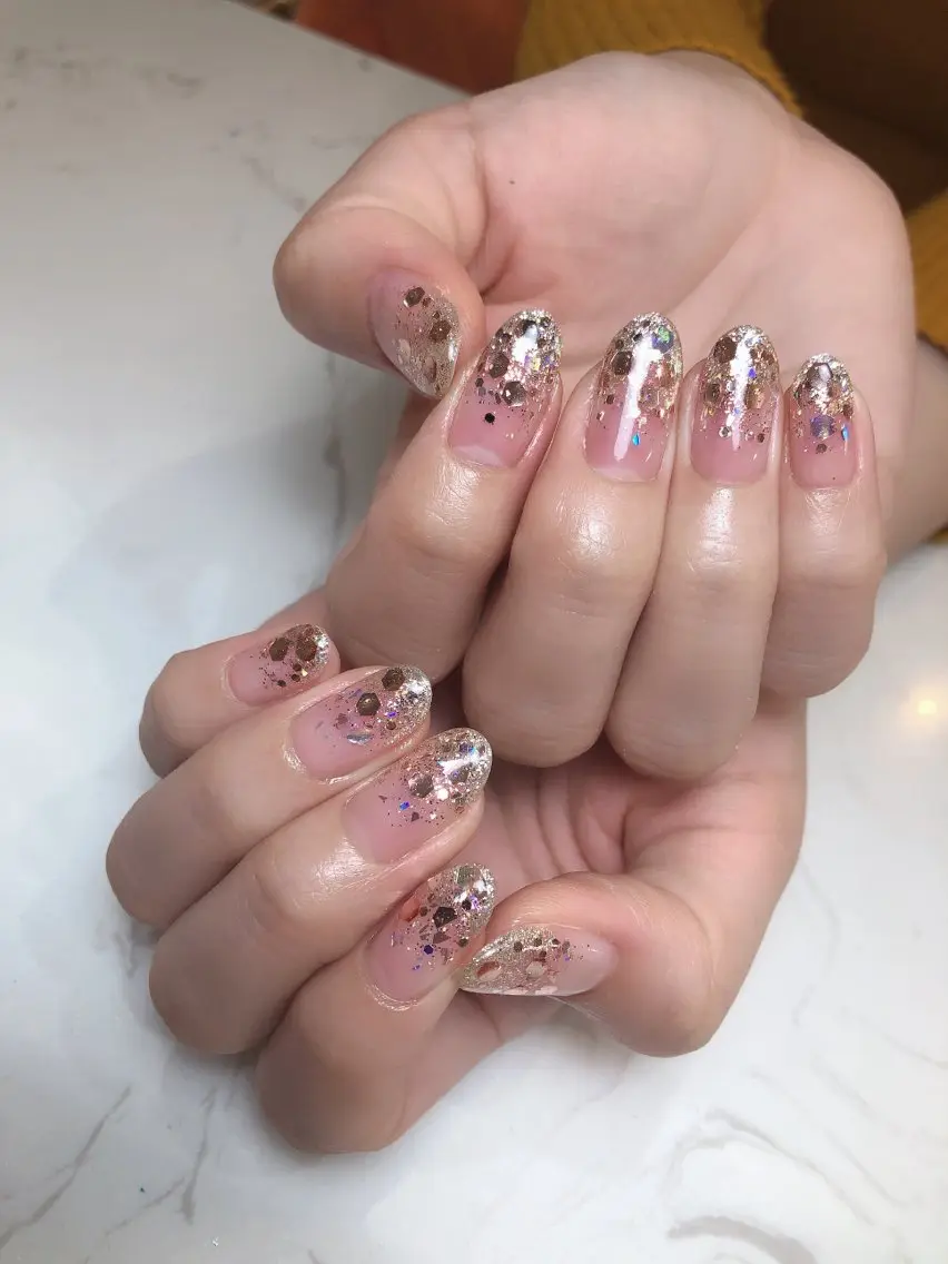ネイル グラデーション Moons nail 💅✨のネイルデザイン
