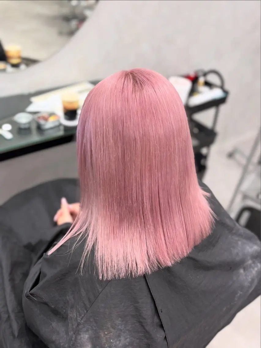ミディアム カラー ヘアカラー トリートメント 💗モテガーリー💗 rumi♡のヘアスタイル