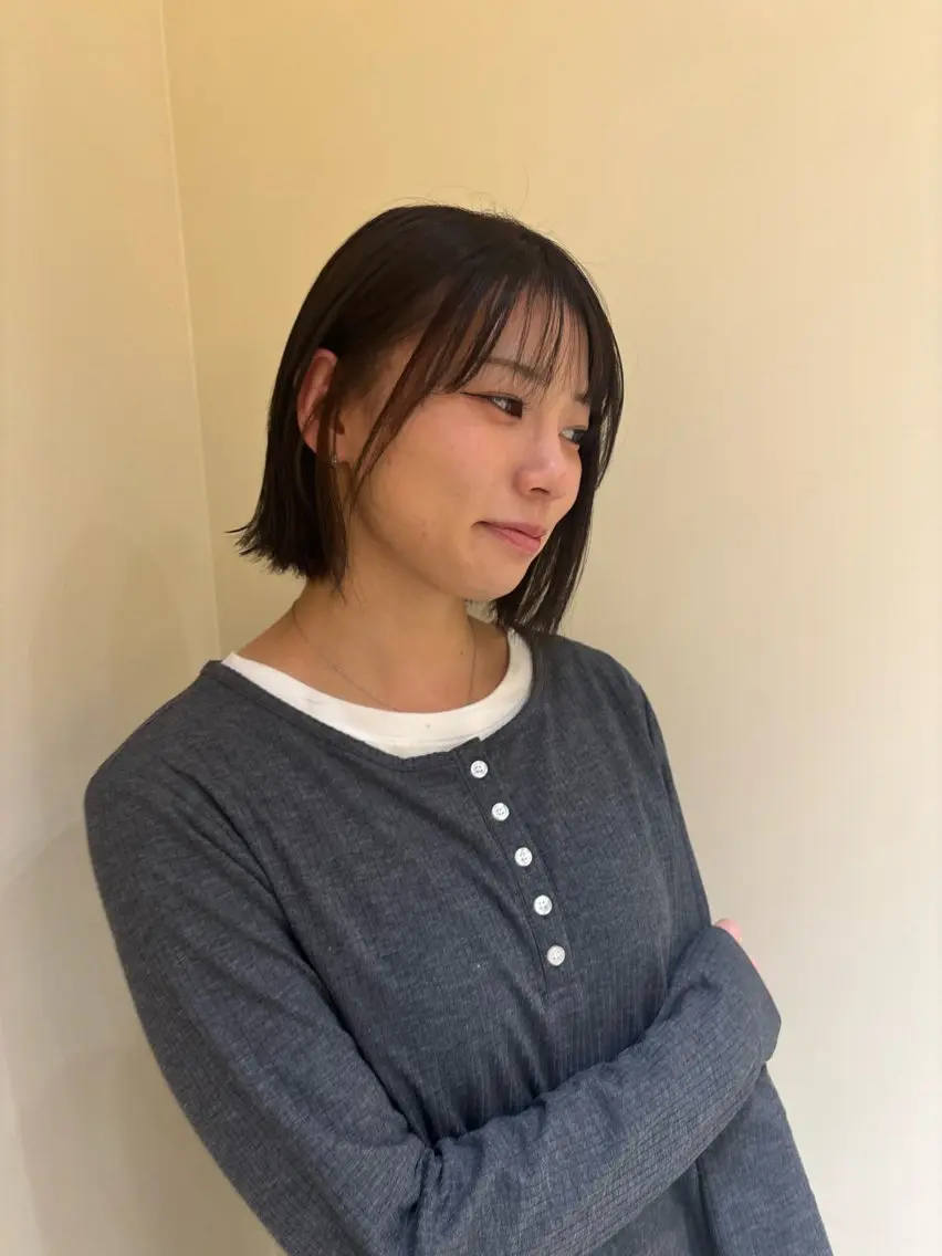 ショート ボブ ショートヘア 外ハネヘア ショート・ボブ✨南 津麦のヘアスタイル