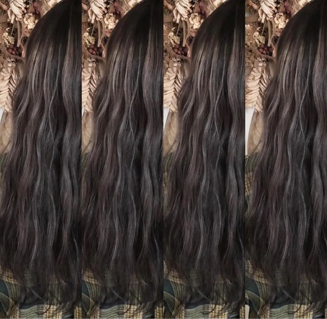 セミロング カラー テトネ タカシのヘアスタイル
