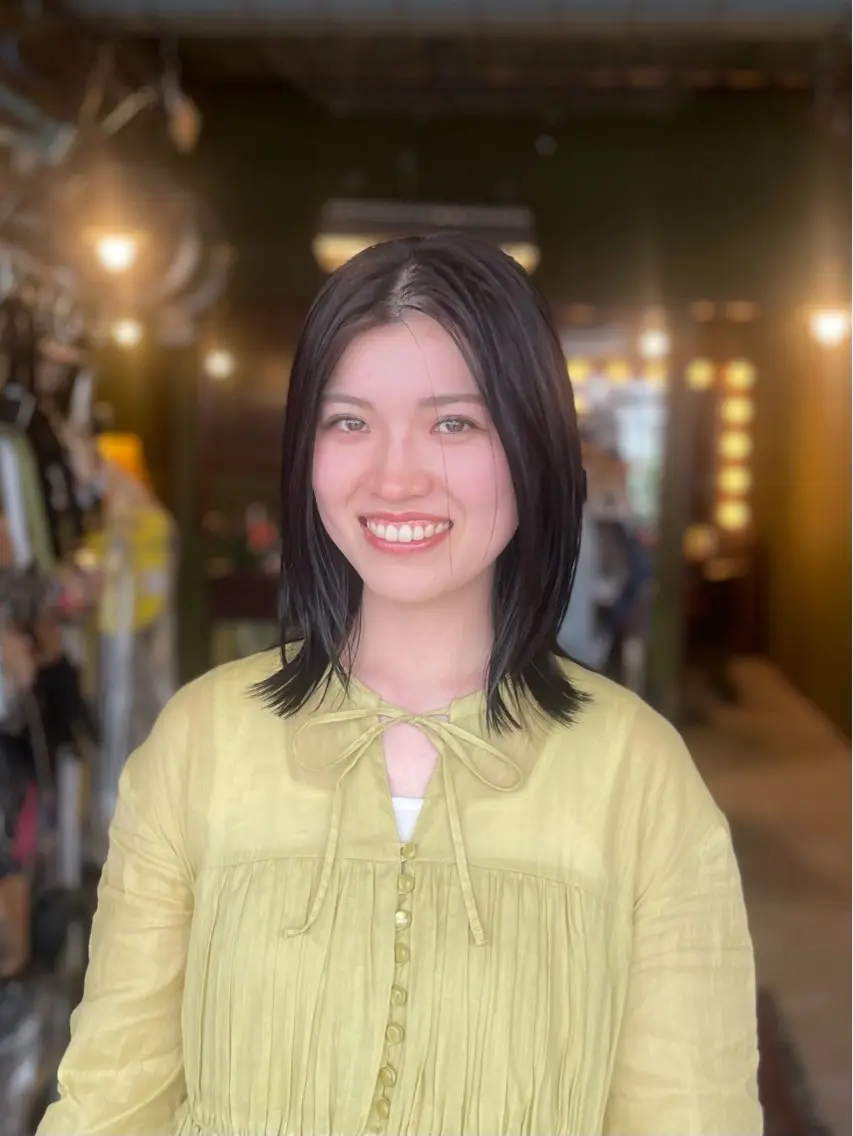 ミディアム カラー カット ヘアカラー トリートメント PATH-hair. storeのヘアスタイル