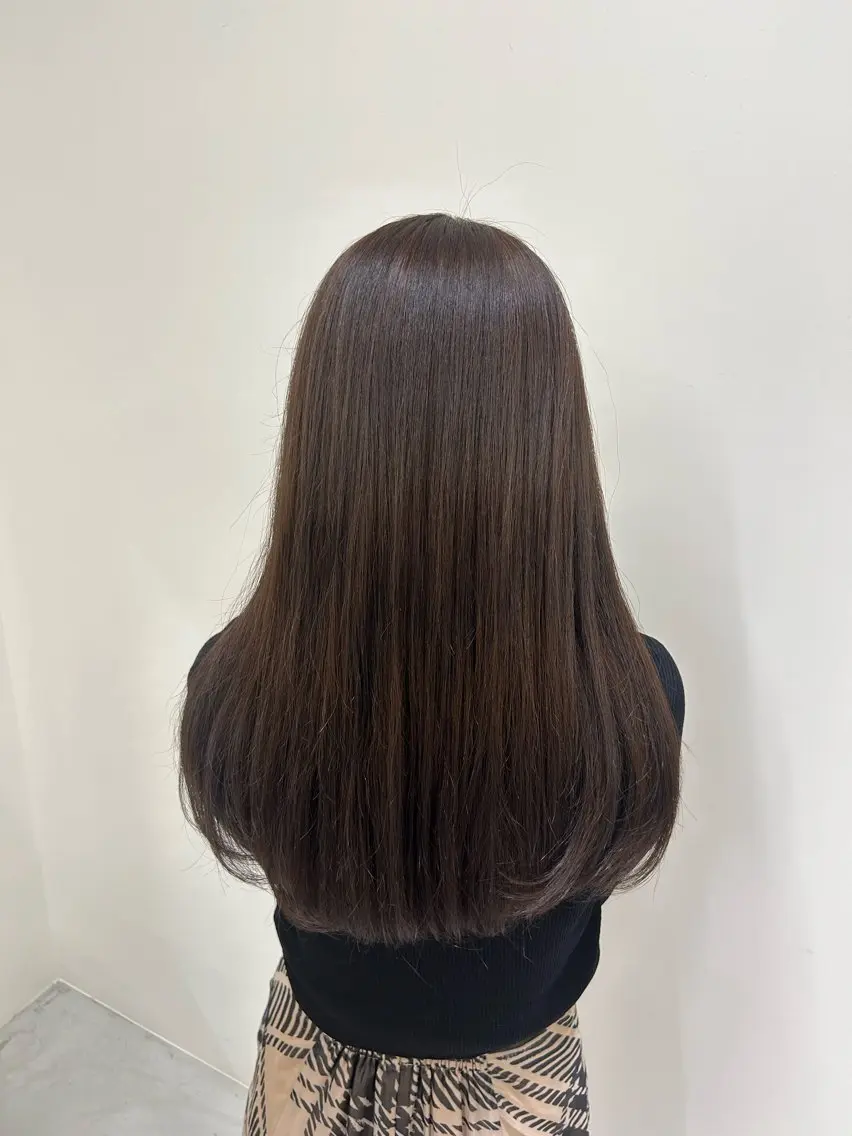 ロング 田中 樹奈のヘアスタイル