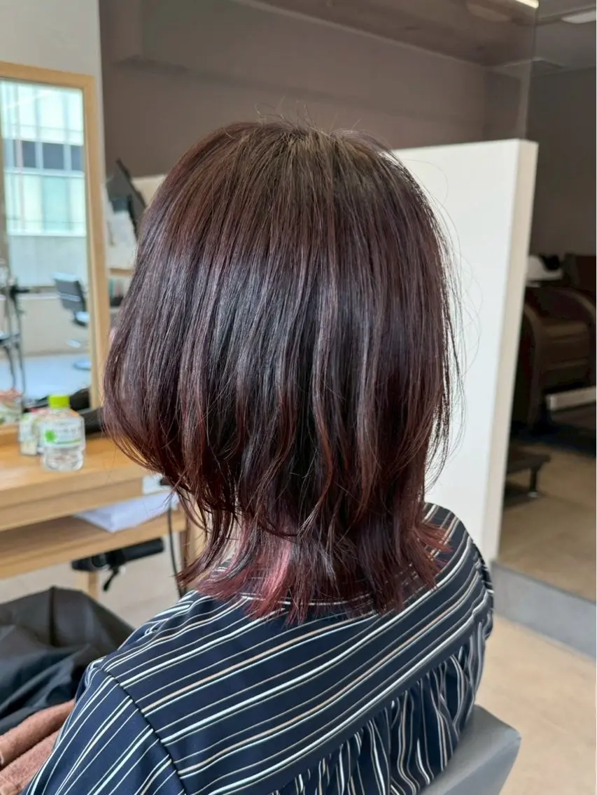 ミディアム Himeka🌷 パーマモデル様募集中のヘアスタイル
