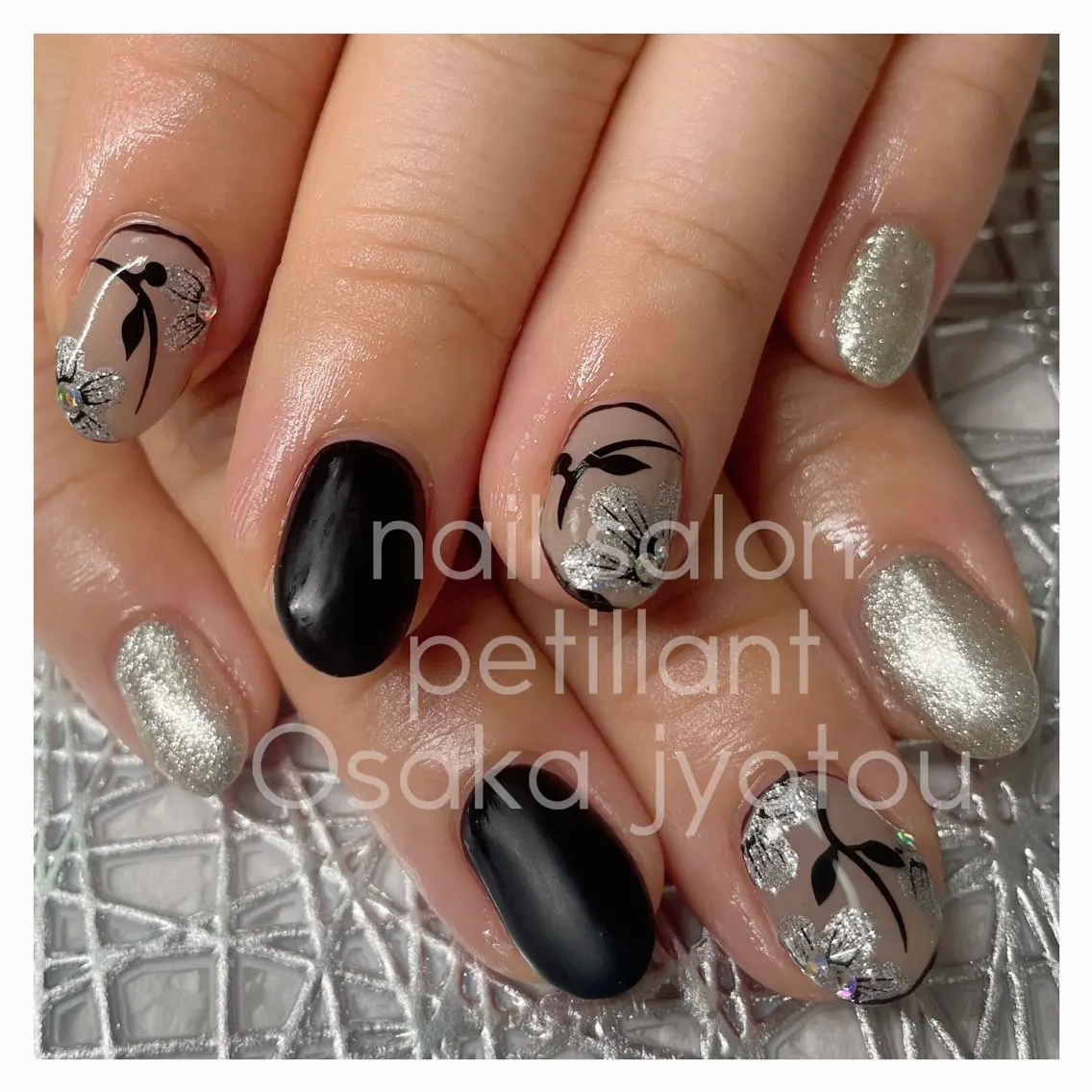ネイル マットネイル nail salon petillantのネイルデザイン