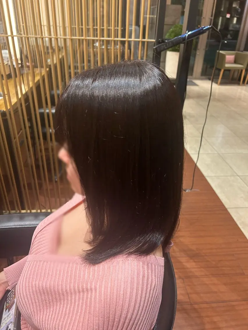 縮毛矯正 西村 拓磨のヘアスタイル