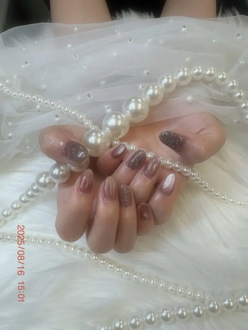ネイル フットネイル フレンチネイル ジェルネイル ガラスフレンチ グラデーション Queeens nailのネイルデザイン
