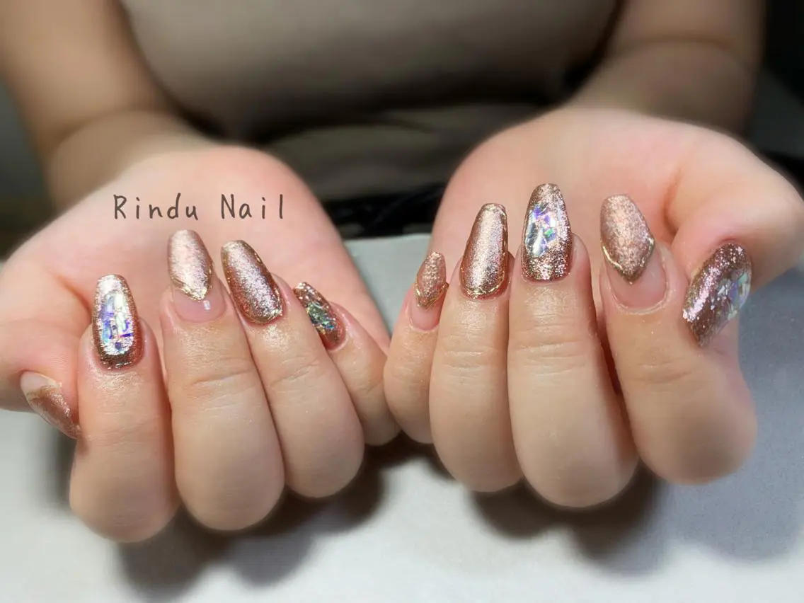 ネイル ニュアンスネイル Rindu Nail 名駅miniのネイルデザイン