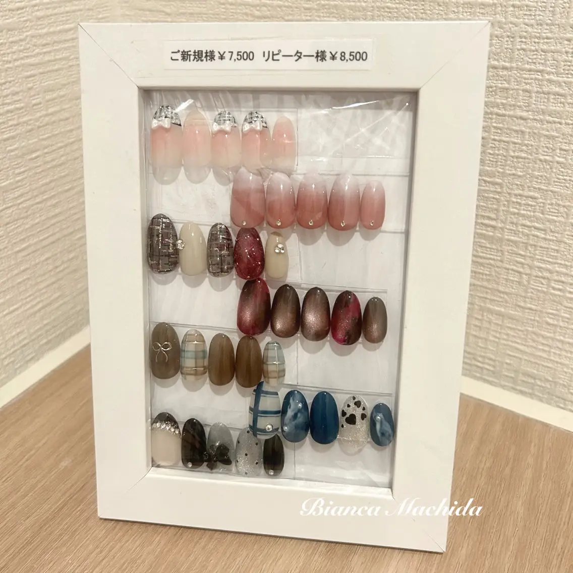〖初回オフ無料〗✨【HAND/オフあり】季節で変わる⛄️🩵定額designコース🩵［¥6,330/¥7,330］の写真