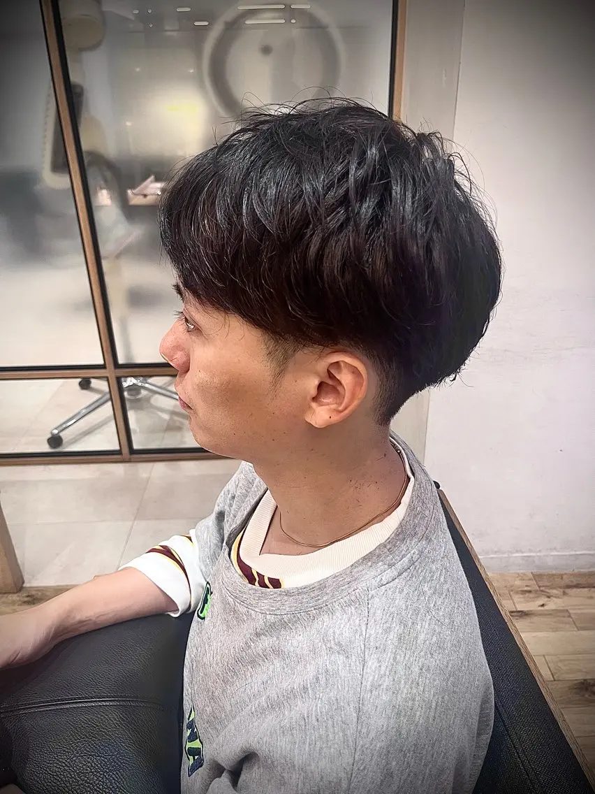 メンズ マッシュ 🟦メンズ特化🟦 たかしま　あさひのヘアスタイル