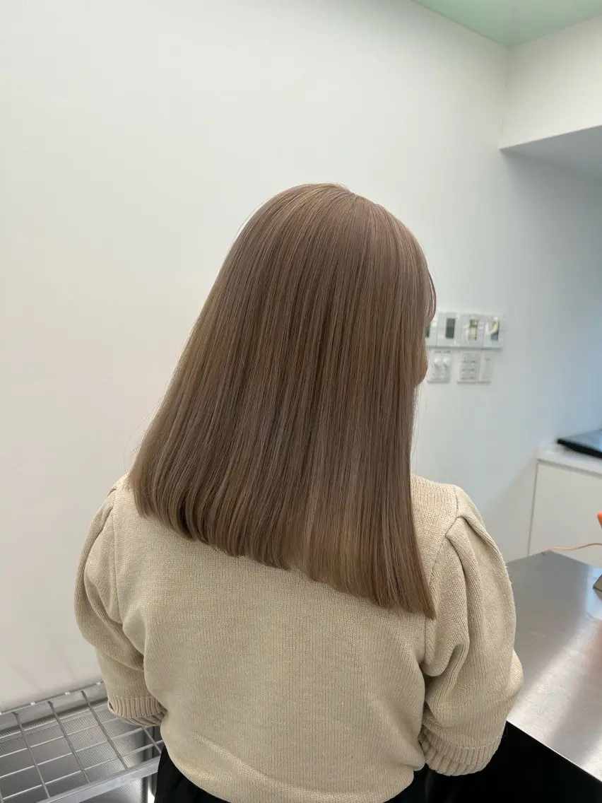 カラー ヘアカラー トリートメント 透明感カラー🎀艶髪 Anju/渋谷🎀のヘアスタイル