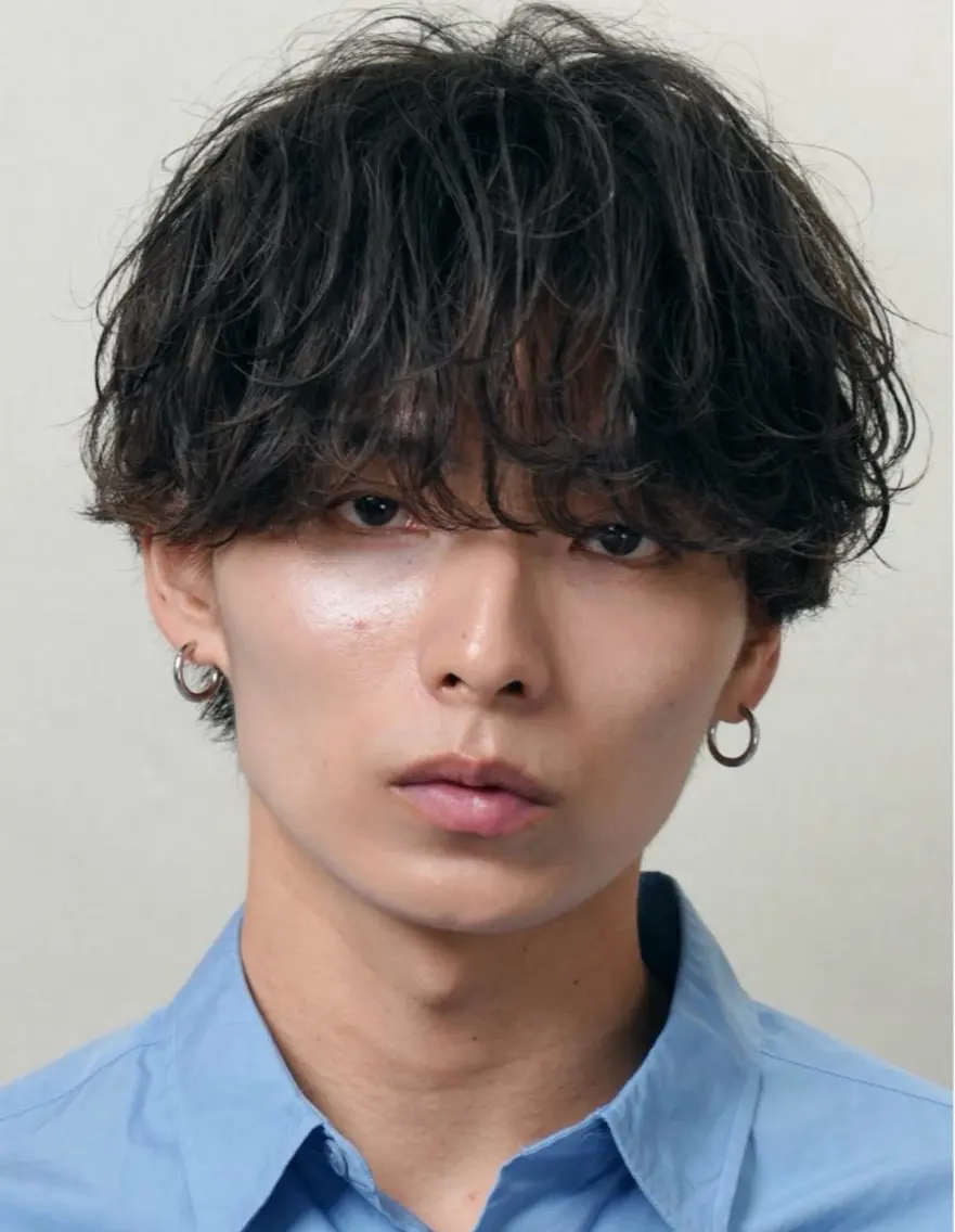 パーマ メンズ 髙村 心のヘアスタイル