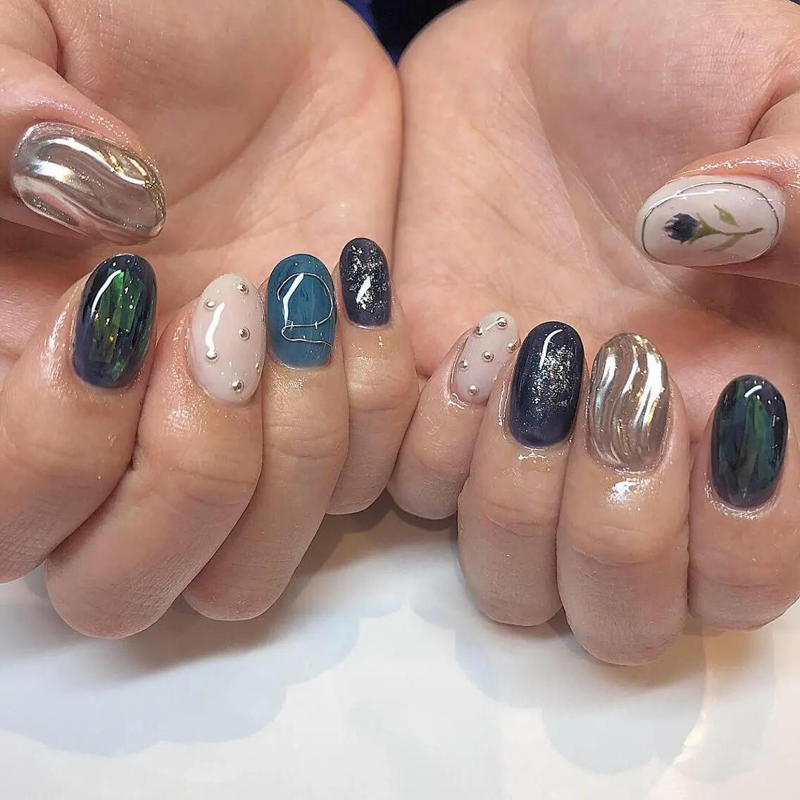 ネイル ニュアンスネイル 鶴田୨ৎmaison de NALIのネイルデザイン