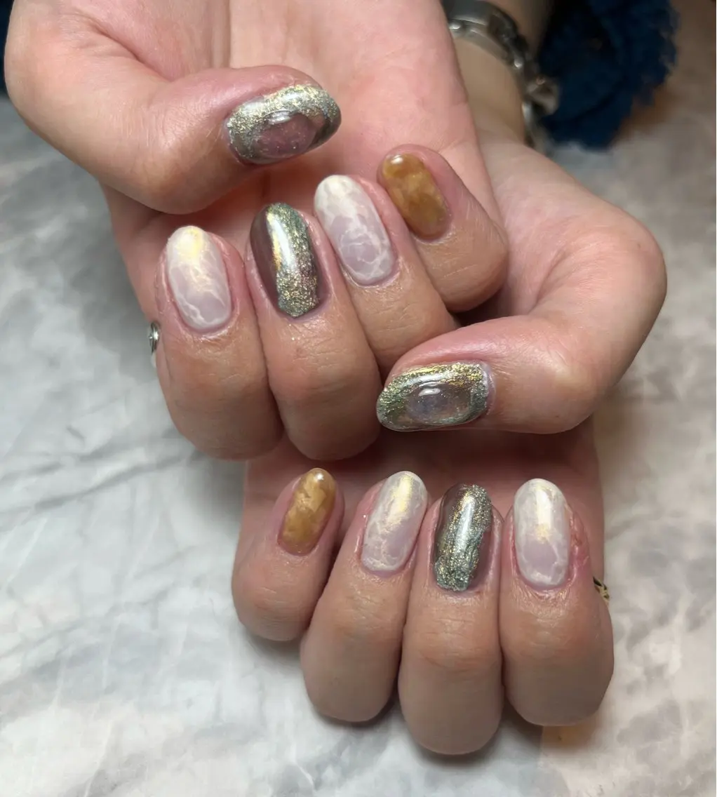 ネイル なんば7nail YUZUHAのネイルデザイン