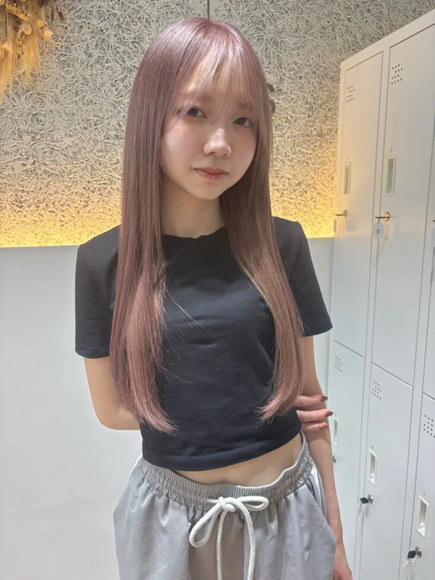 ロング ヘアカラー OPS hair大名 🩵yuna🌙のヘアスタイル
