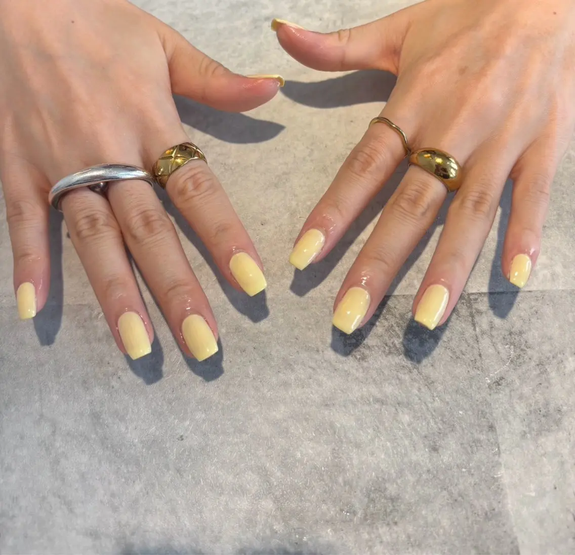 ワンカラー・ラメグラ💅¥4500の写真